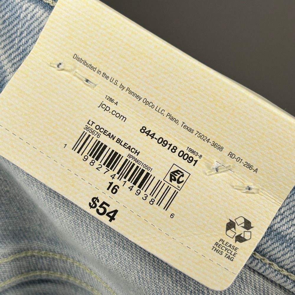 a.n.a A New Approach Highest Rise Barrel Jeans 16 Light Ocean Bleach Denim NWT - Picture 4 of 8